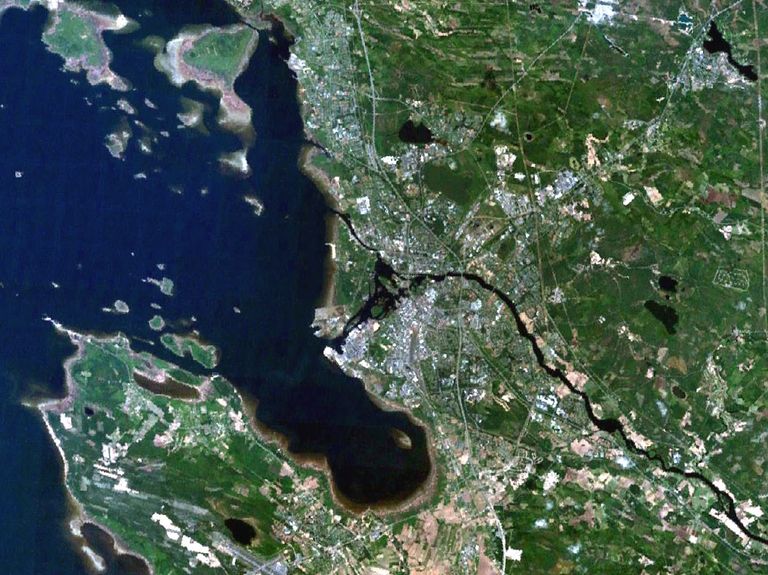 Soome Oulu satelliitpilt