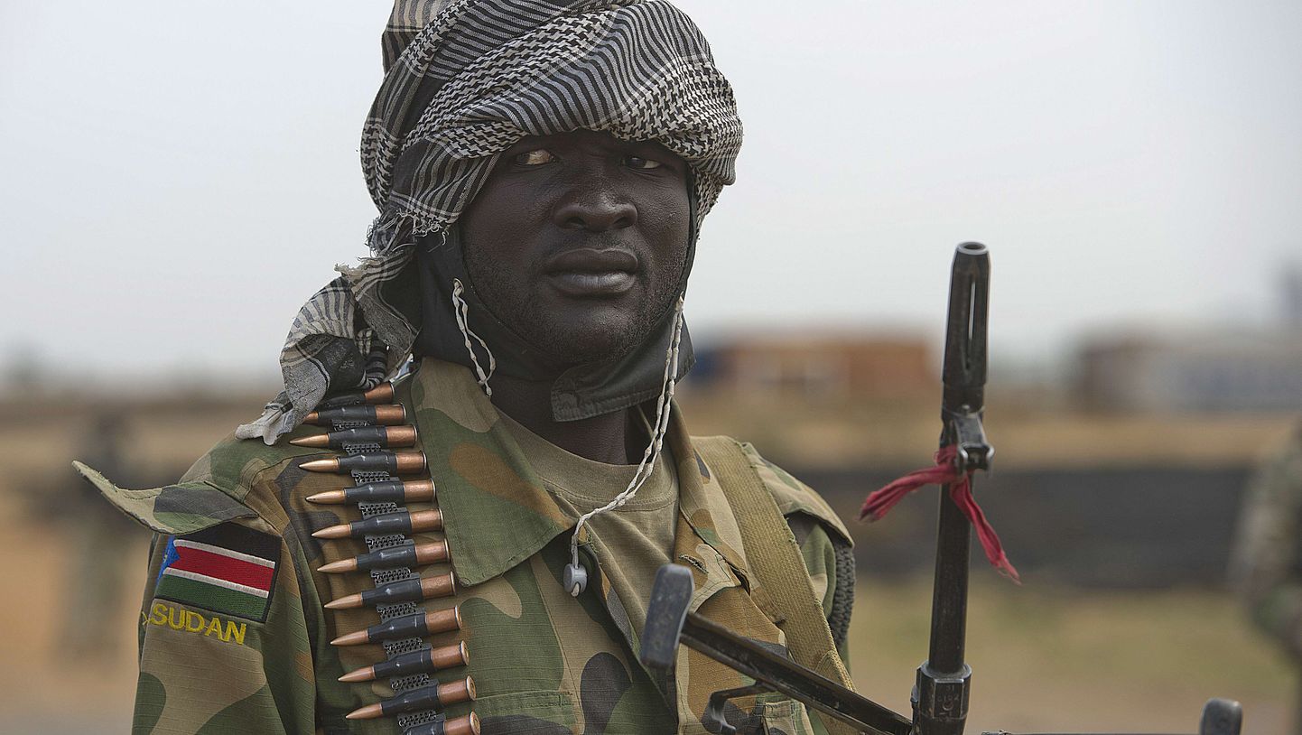 Lõuna-Sudaani Rahva vabastusarmee võitleja.