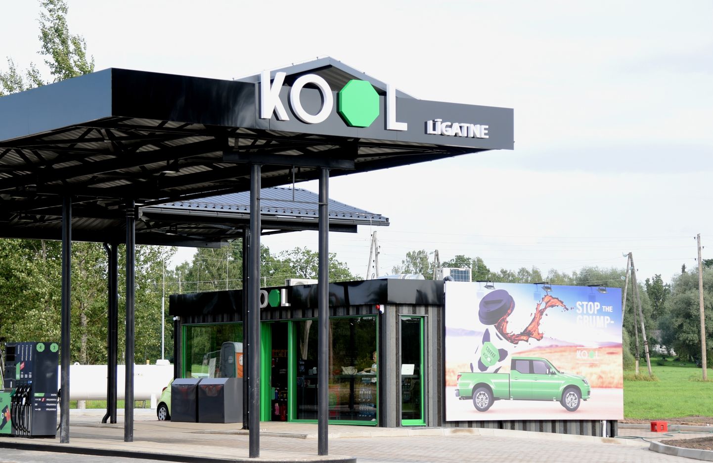 SIA "Kool Latvija" degvielas uzpildes stacija Augšlīgatnē. Ilustratīvs attēls.