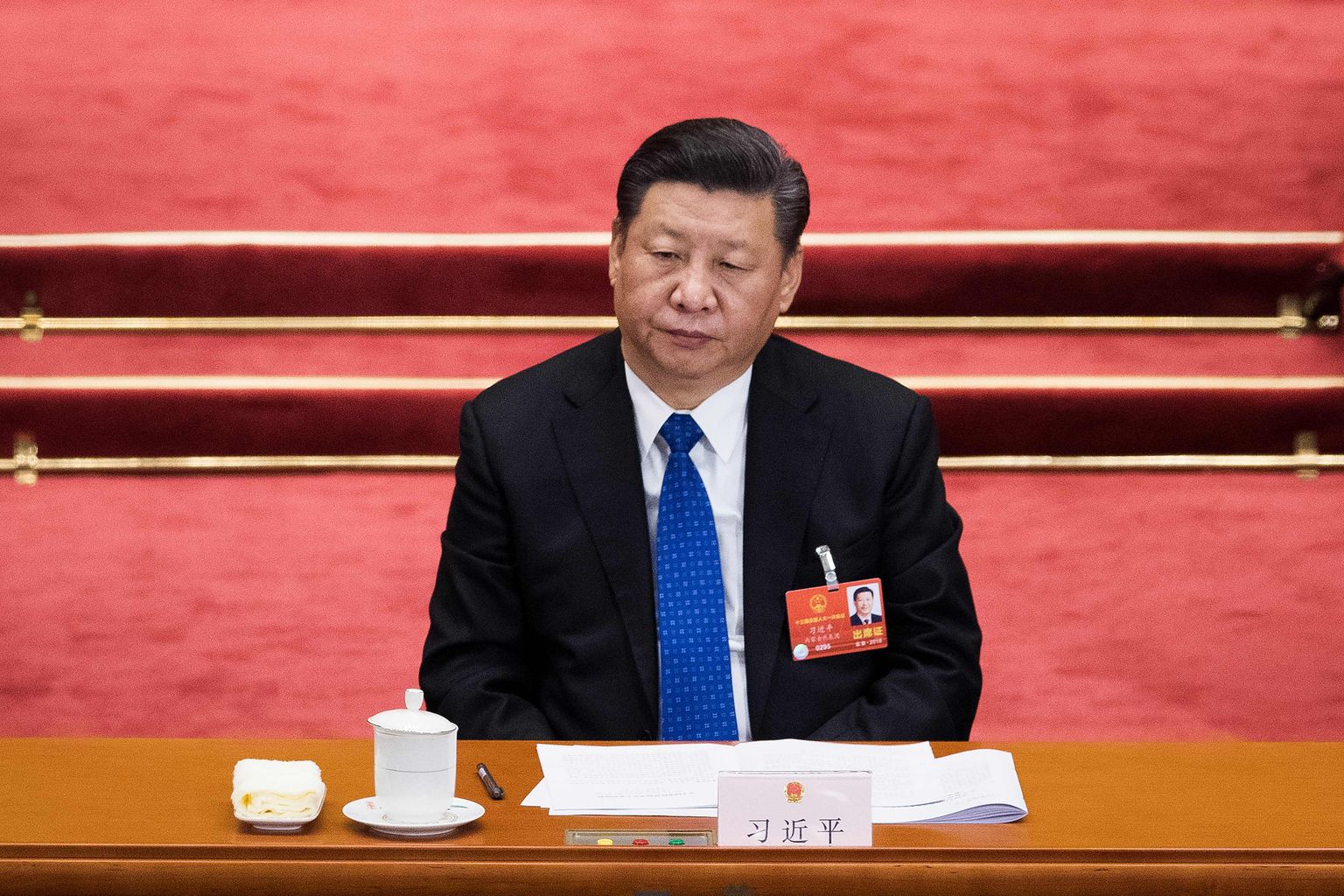Hiina president Xi Jinping rahvakongressi istungjärgul Pekingis.