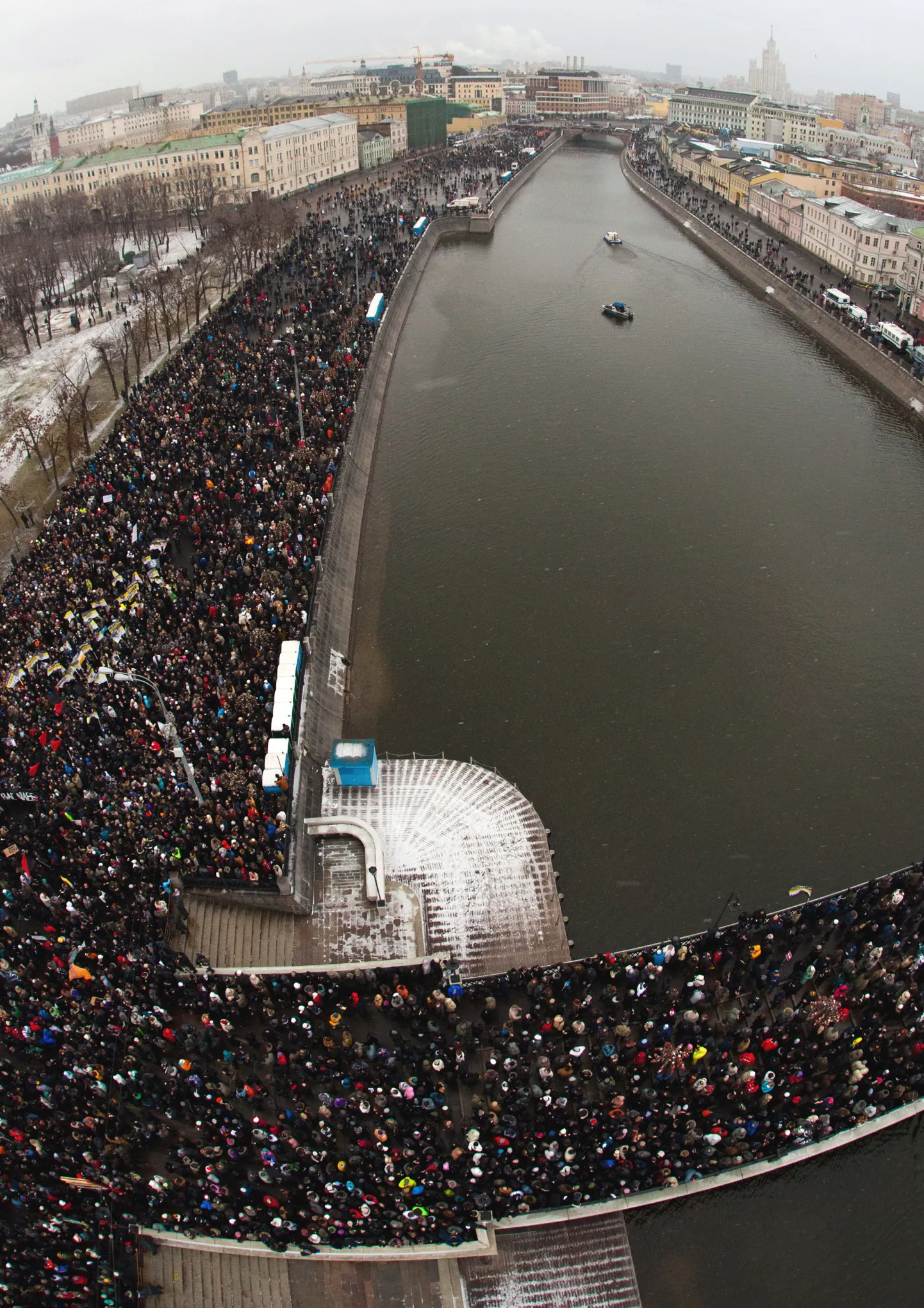 Massimeeleavaldus Bolotnaja väljakul Moskvas 10. detsembril.