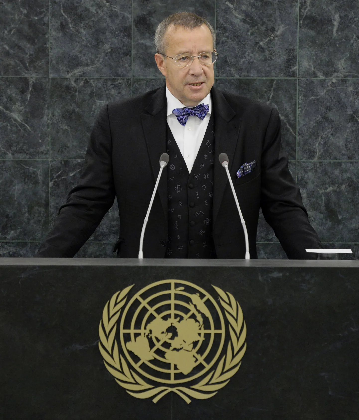 Тоомас Хендрик Ильвес на 68-й Генассамблее ООН
