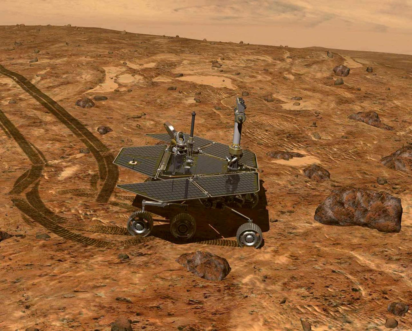 Arvutijoonis Marsi kulgurist