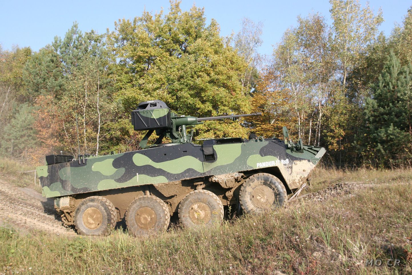 Pandur II soomuk Tšehhi armees testimisel.