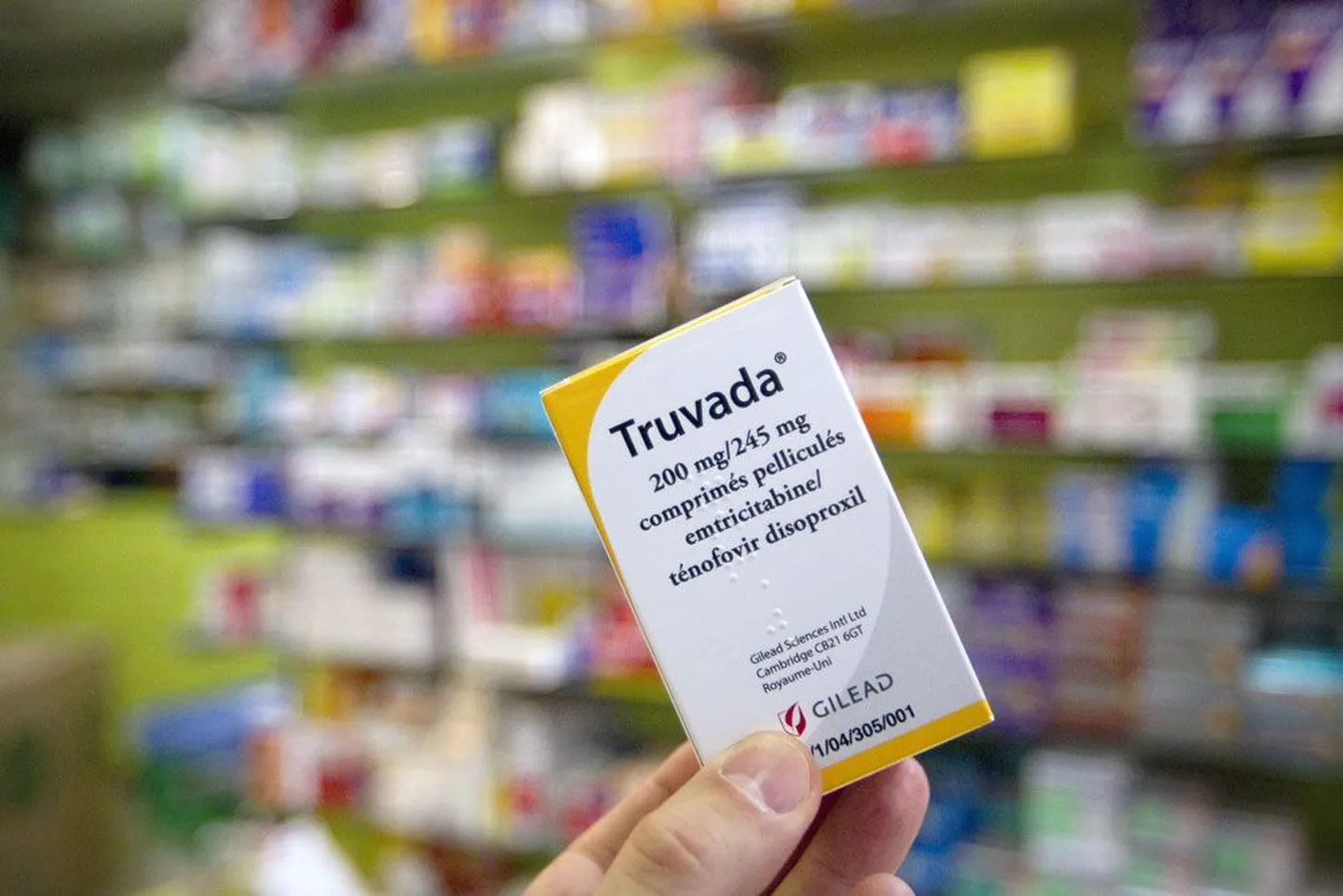 HI-viirusega nakatumist ennetav ravim brändinimega Truvada üle-eelmisel kuul Prantsusmaa pealinnas Pariisis apteegis müügil.