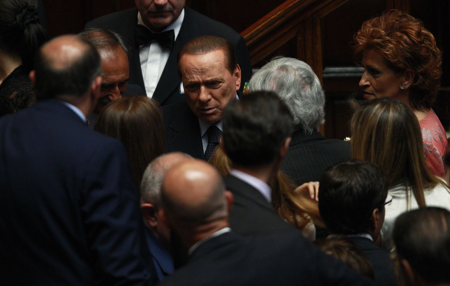 Itaalia peaminister Silvio Berlusconi täna parlamendi alamkojas.