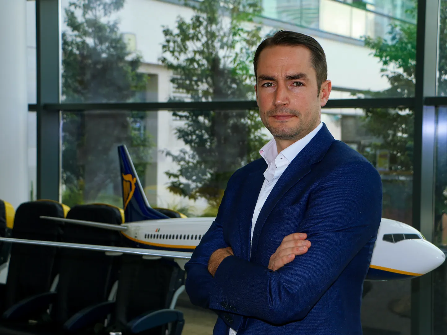 Ryanairi kommertsdirektor Jason McGuinness.