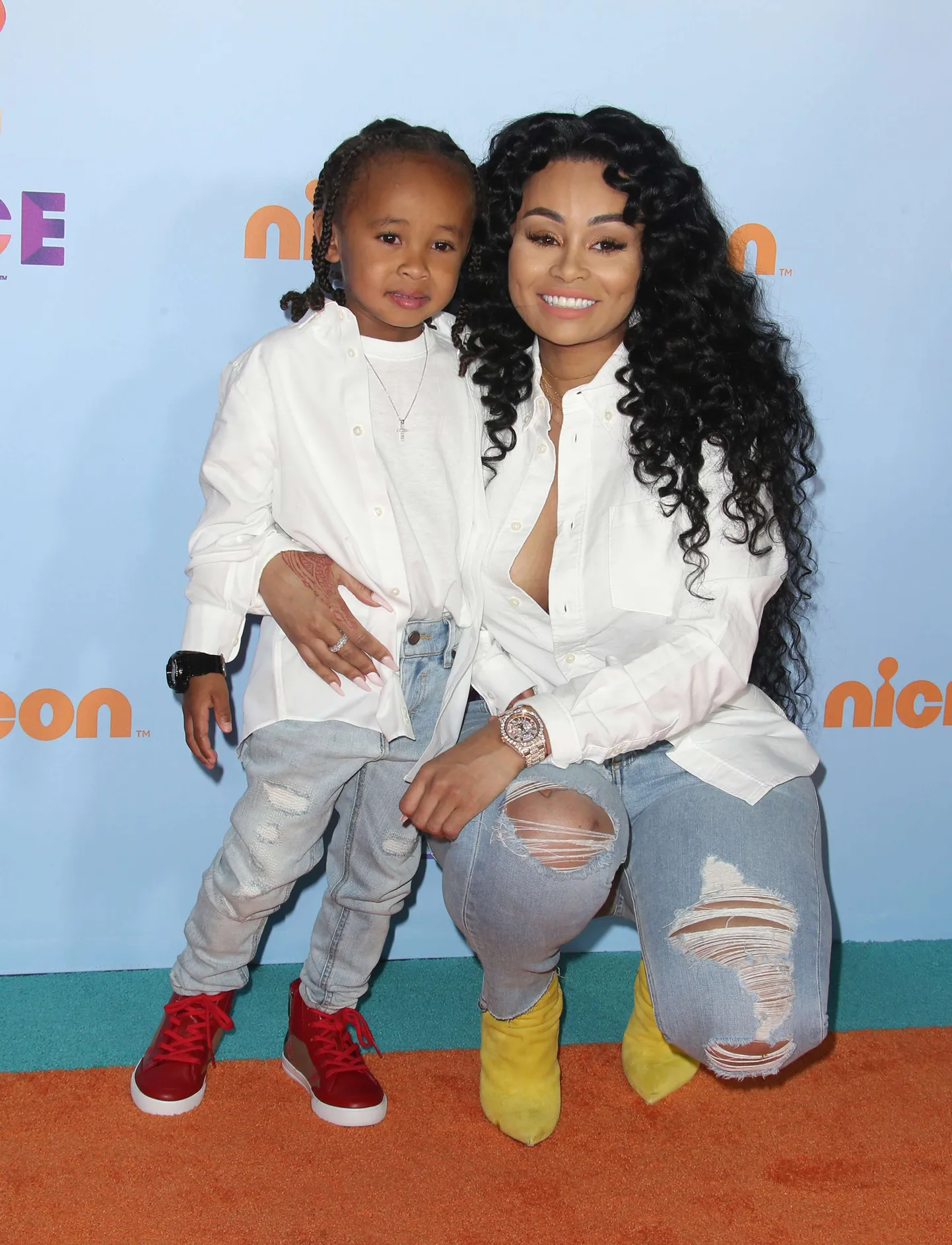Pildi: Blac Chyna ja poeg King Cairo Stevenson. Chyna ja Robert Kardashiani tütar Dream  lendas selle helikopteriga möödunud aasta novembris koos Kardashiante klanni kuuluva Kylie Jenneriga,
