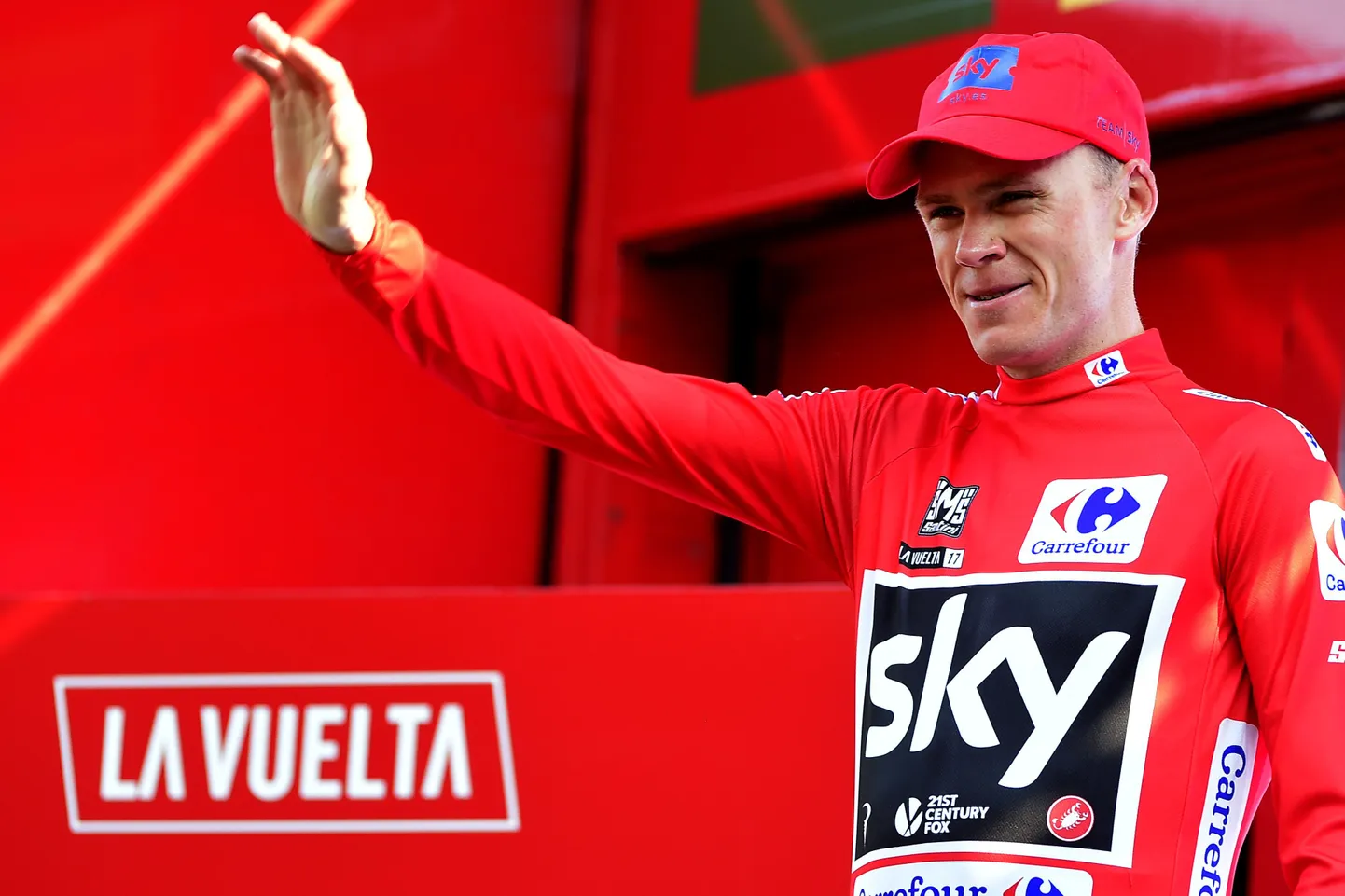 2017. aasta Hispaania velotuuri võitja Chris Froome.