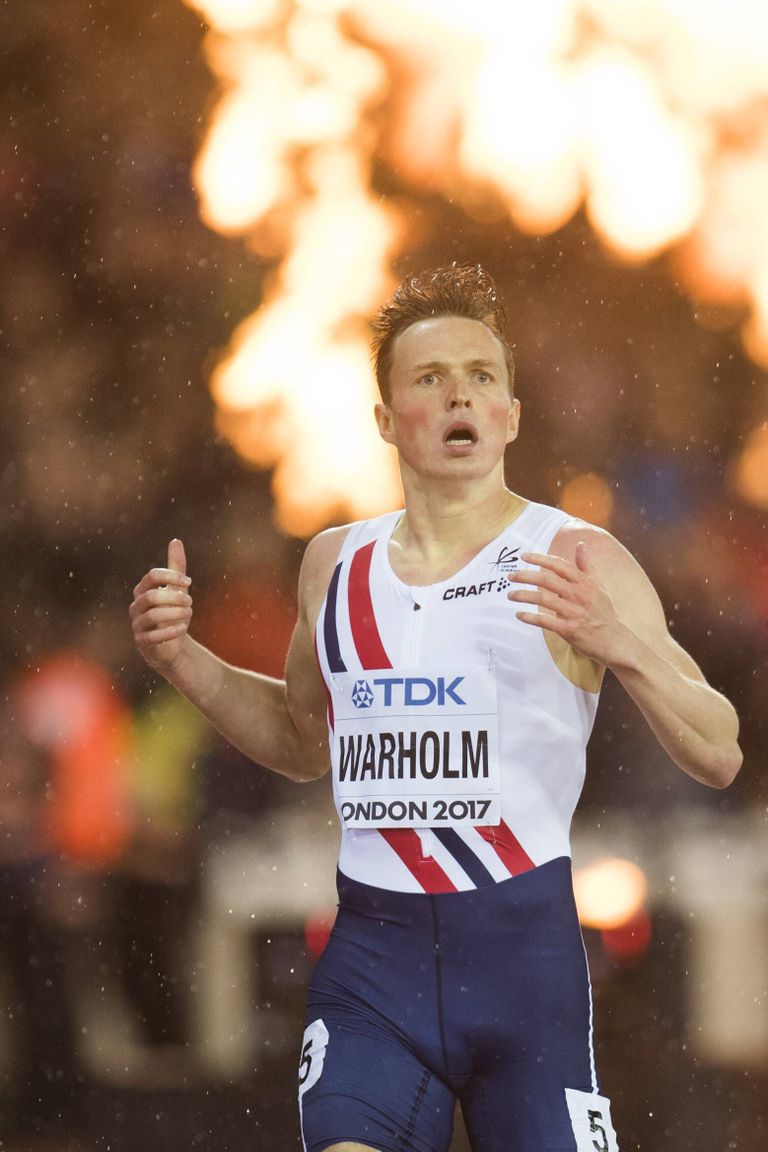 Norra jooksja Kasrten Warholm võitis meeste 400 meetri tõkkejooksu / Lucy Nicholson/Reuters/Scanpix