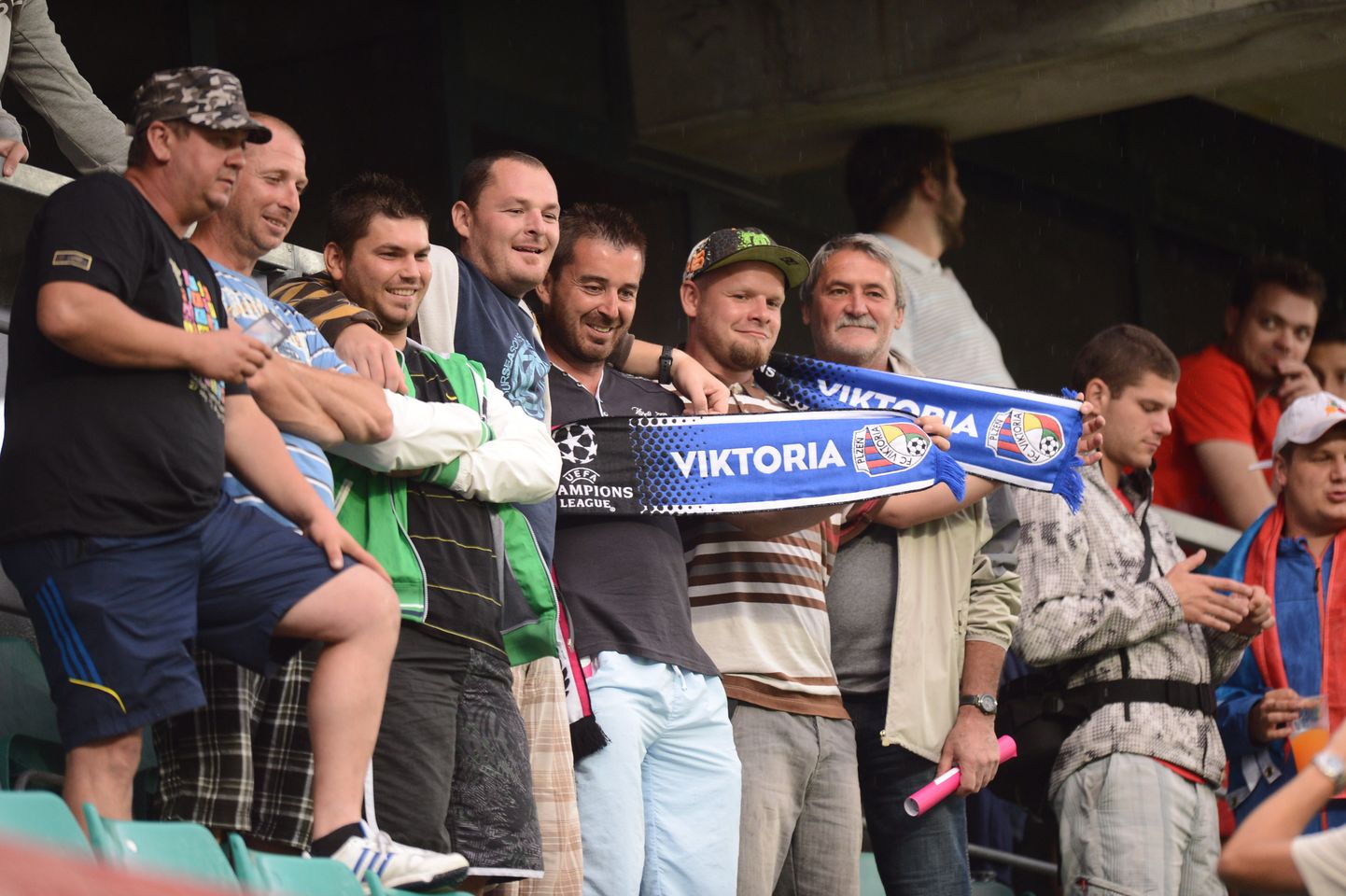 Viktoria Plzeňi fännid said Tallinnas rõõmustada nelja värava üle.