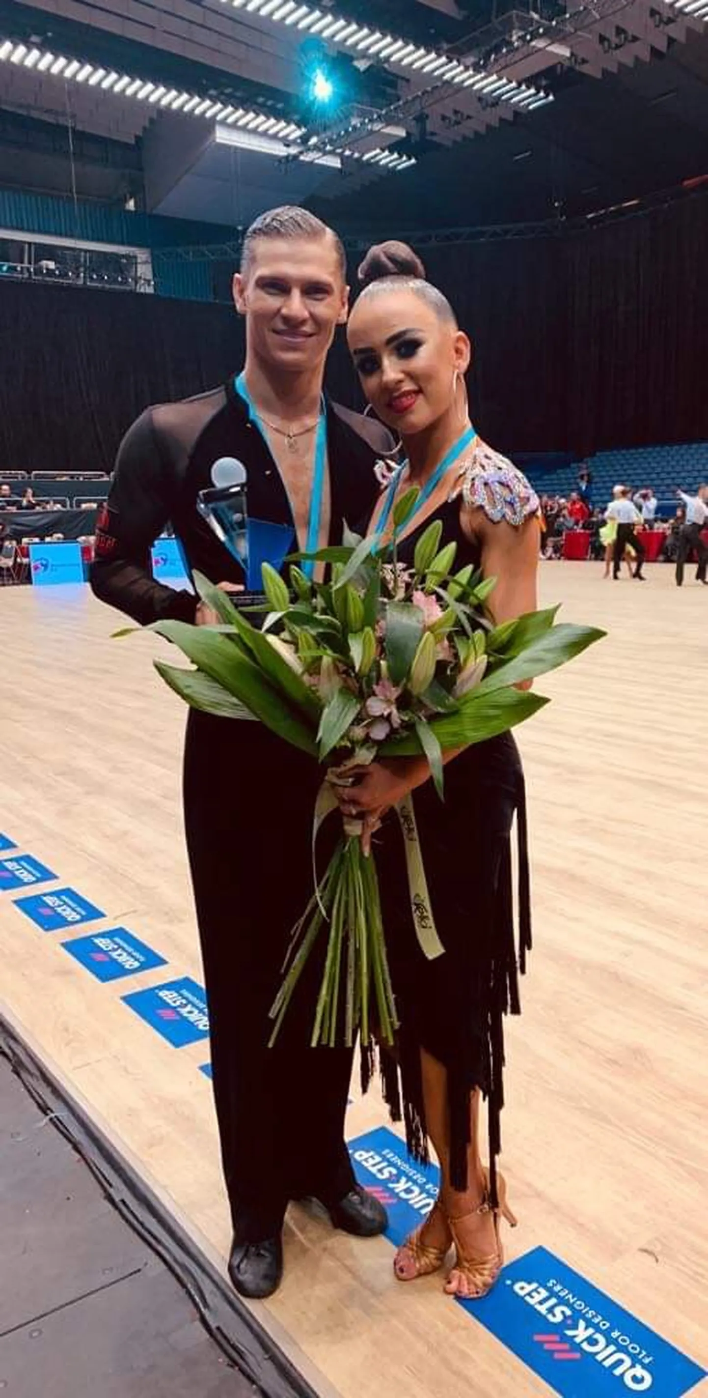 Konstantin Gorodilov ja Dominika Bergmannova Ostravas.