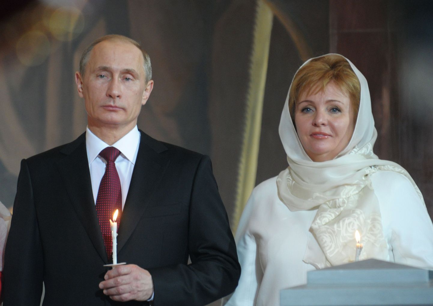 Владимир Путин с бывшей супругой Людмилой.