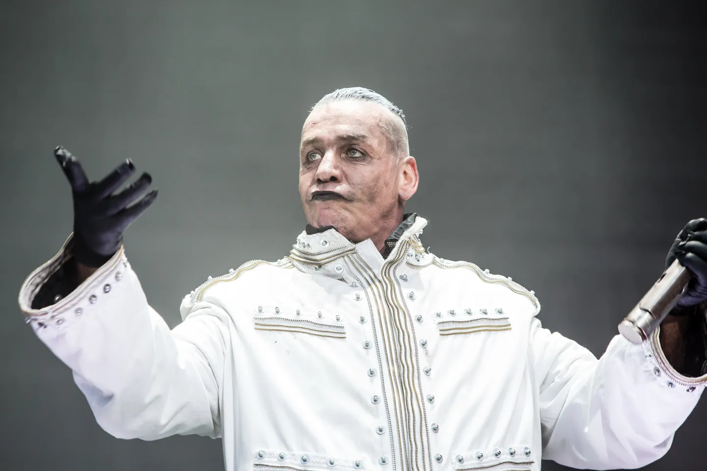 Rammsteini kontsert Tallinnas, pildil solist Till Lindemann.