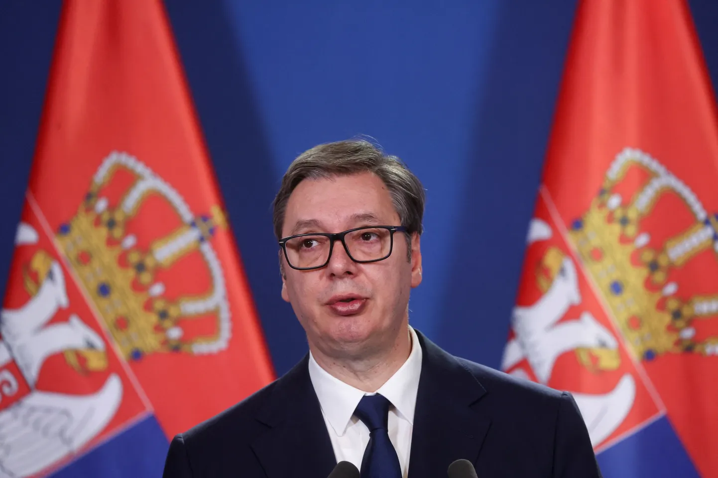Serbijas prezidents Aleksandrs Vučičs.