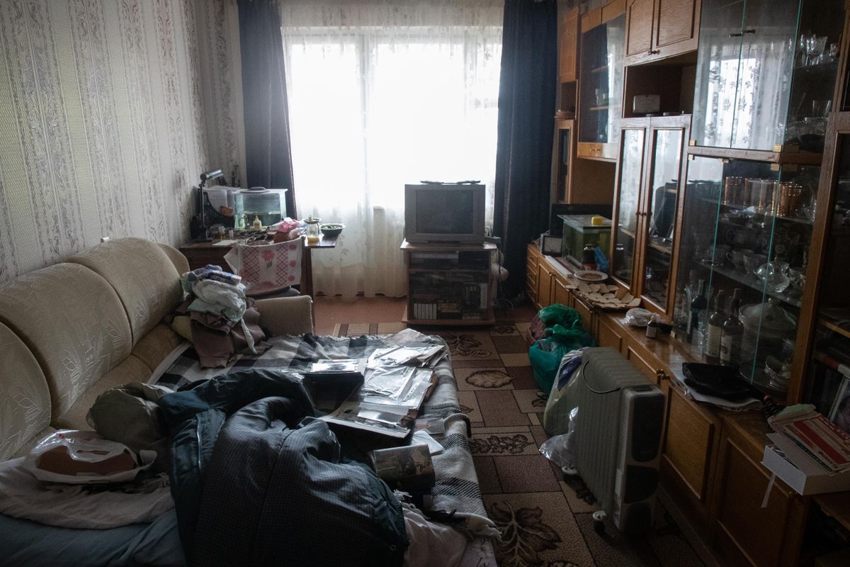 Tuba, kus Irina oma vanemate juures elas.