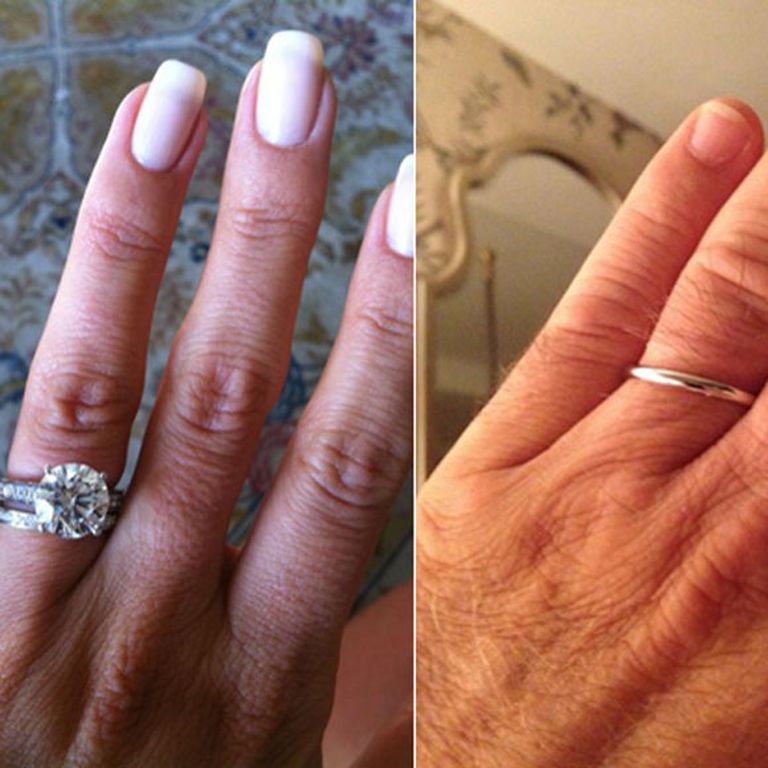 Aleka Boldvina un Hilarijas Tomasas laulību gredzenu attēli tika publicēti sociālajā tīklā "Twitter" 