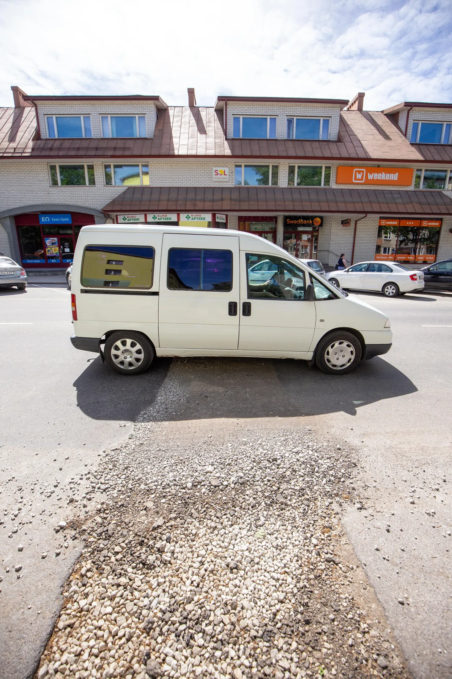 Paide linn, remont, teeremont, pärnu tänav. 
Foto: Dmitri Kotjuh/ Järva Teataja