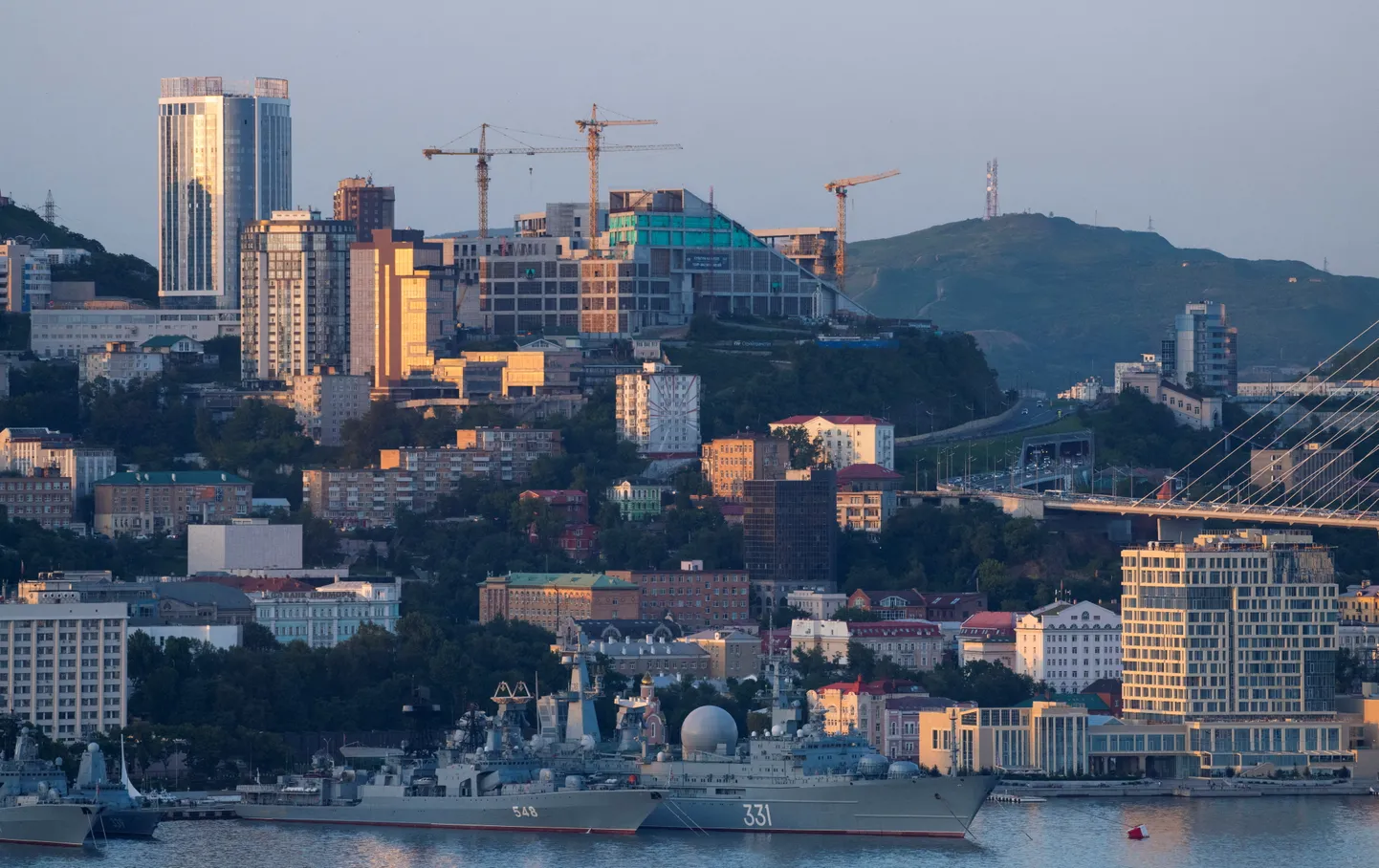 Vladivostoki sadamalinn Venemaal. 13. august 2024.