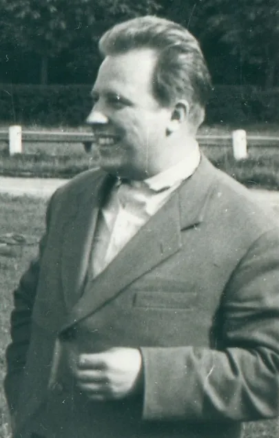 Telereporter Uno Maasikas 1960. aastate algul. TTM F 7950