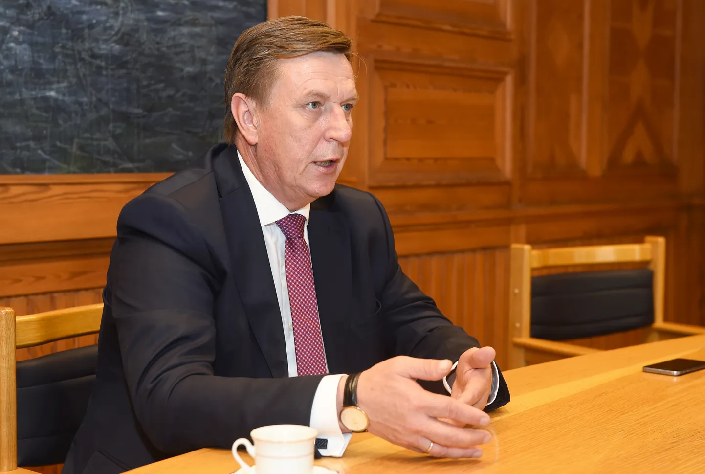 Ministru prezidents Māris Kučinskis.