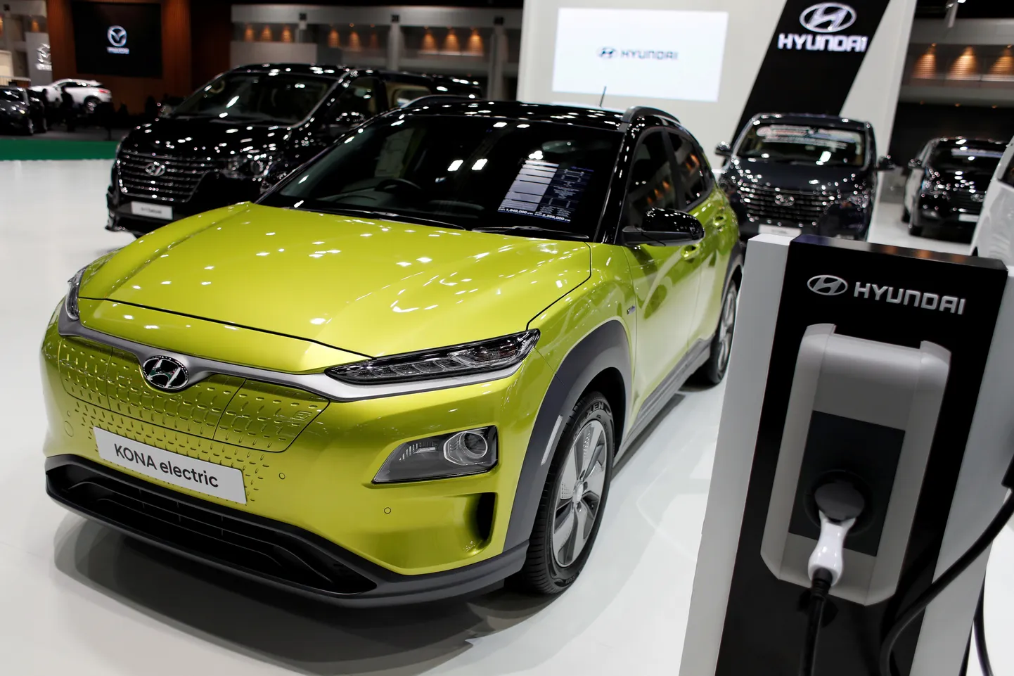 Hyundai Kona Electric möödunud suvel toimunud Bankoki autonäitusel