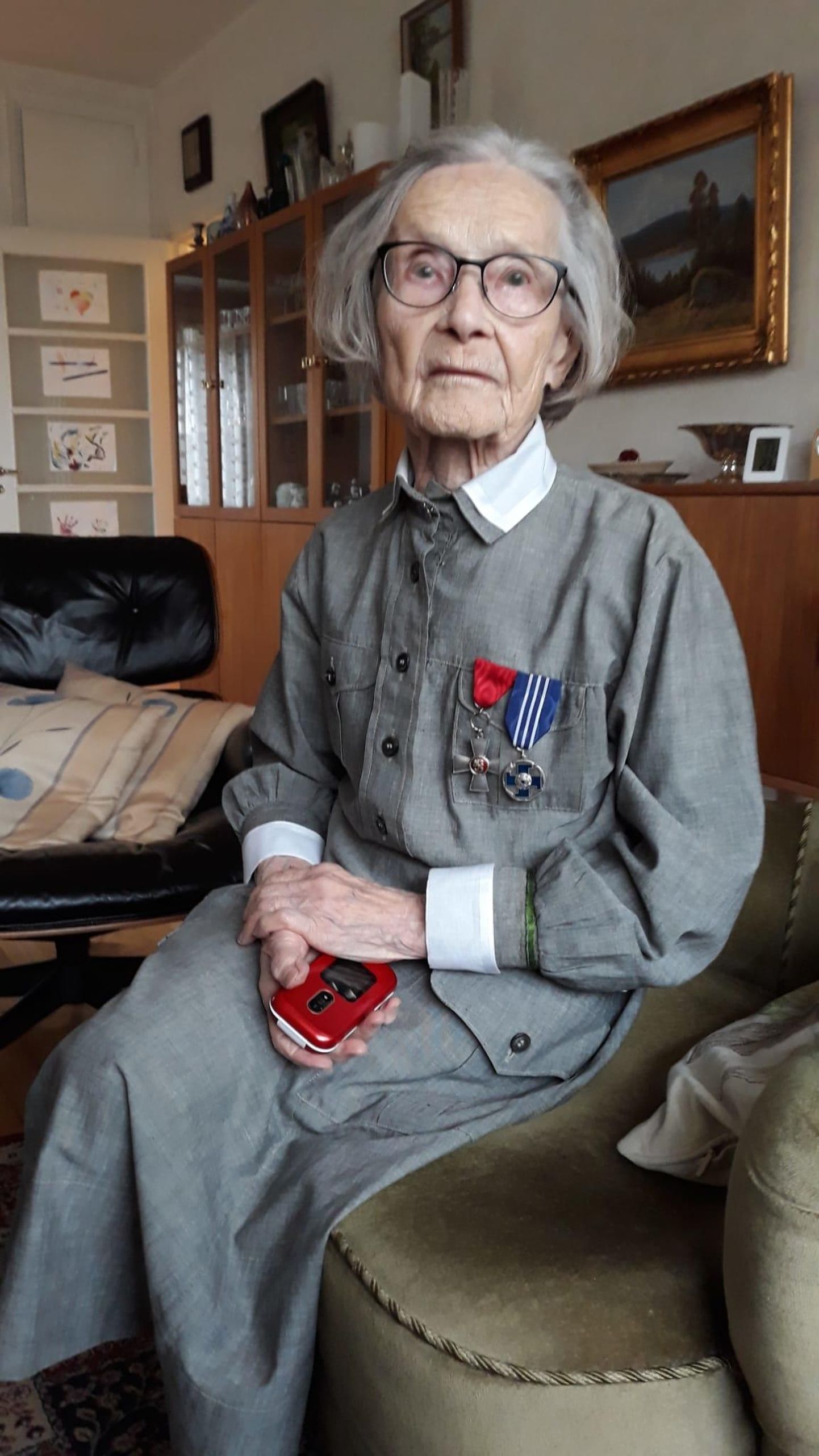 Annikki Leukkunen (92) jõudis Väikeste Lottade ridadesse kuuluda vaid mõne aasta, siis keelustati liikumine Nõukogude Liidu survel.