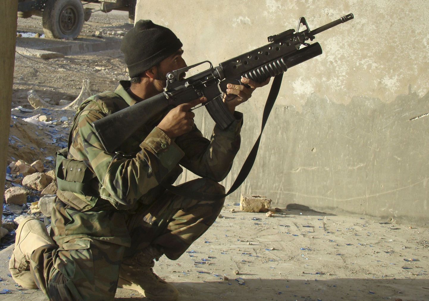 Afganistani armee sõdur Helmandi provintsis.