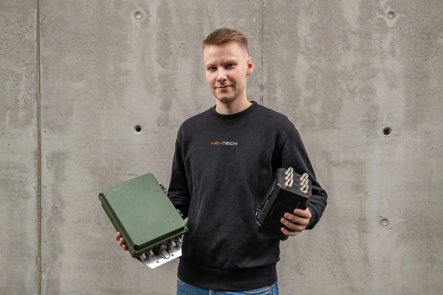 18.06.2025. Hextech arendab tehnoloogiat droonide avastamiseks ja peavad üleal Tallinna katvat droonide tuvastamise testvõrku nende abil.
Pildil: Hextech tegevjuht Sten Nurmsalu
Foto: Rasmus Rebase, Postimees