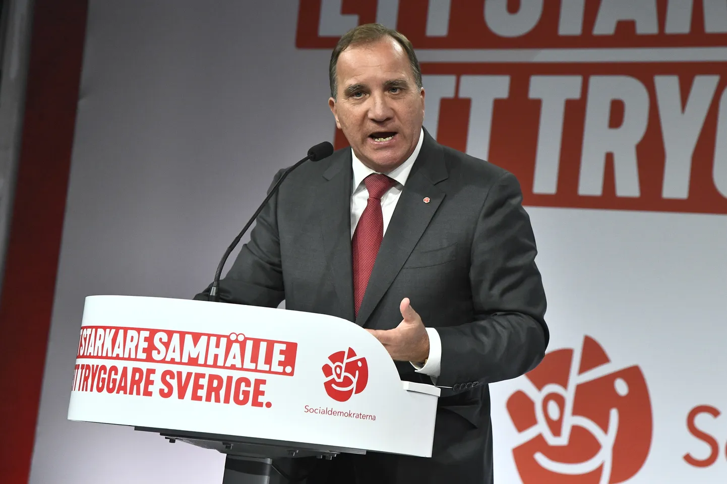 Rootsi Sotsiaaldemokraatliku Partei esimees ja senine valitsusjuht Stefan Löfven.