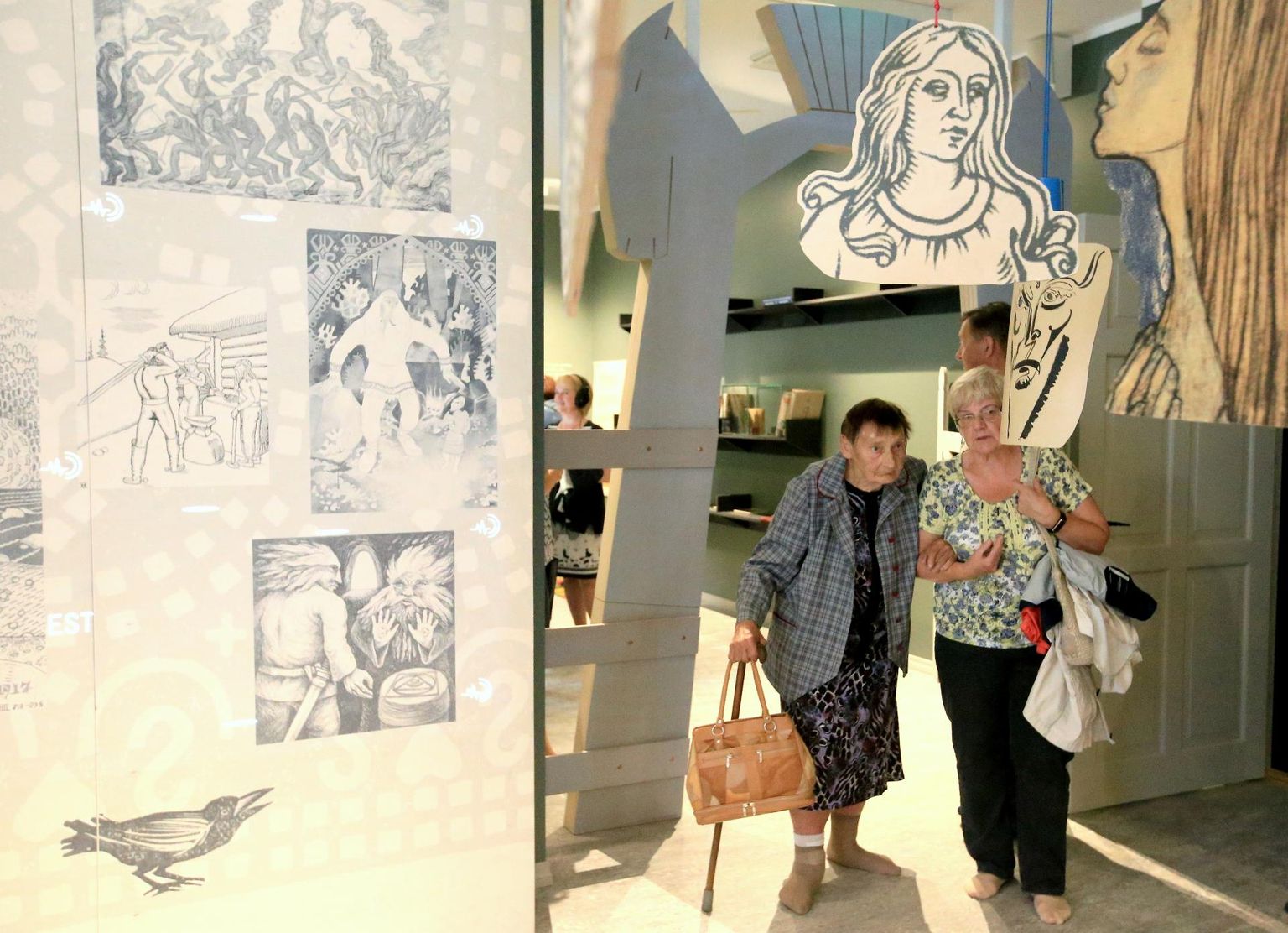 Muuseumis eksponeeritakse ka «Kalevipojast» inspireeritud kunsti.