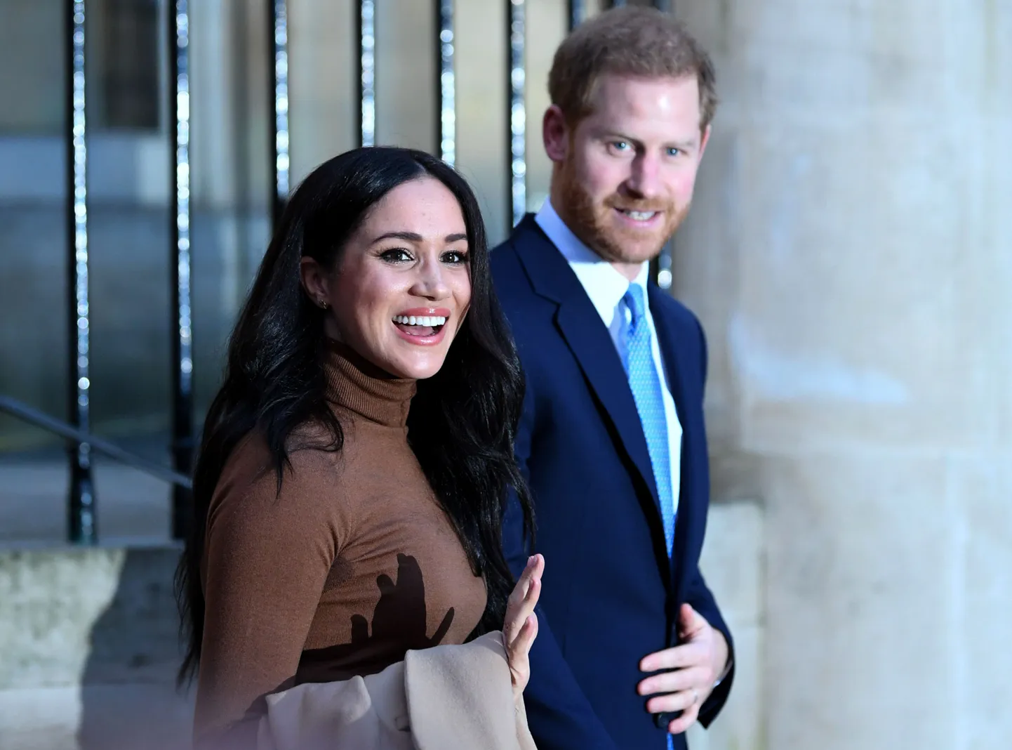 Prints Harry ja Meghan Markle Londonis Kanada majas.