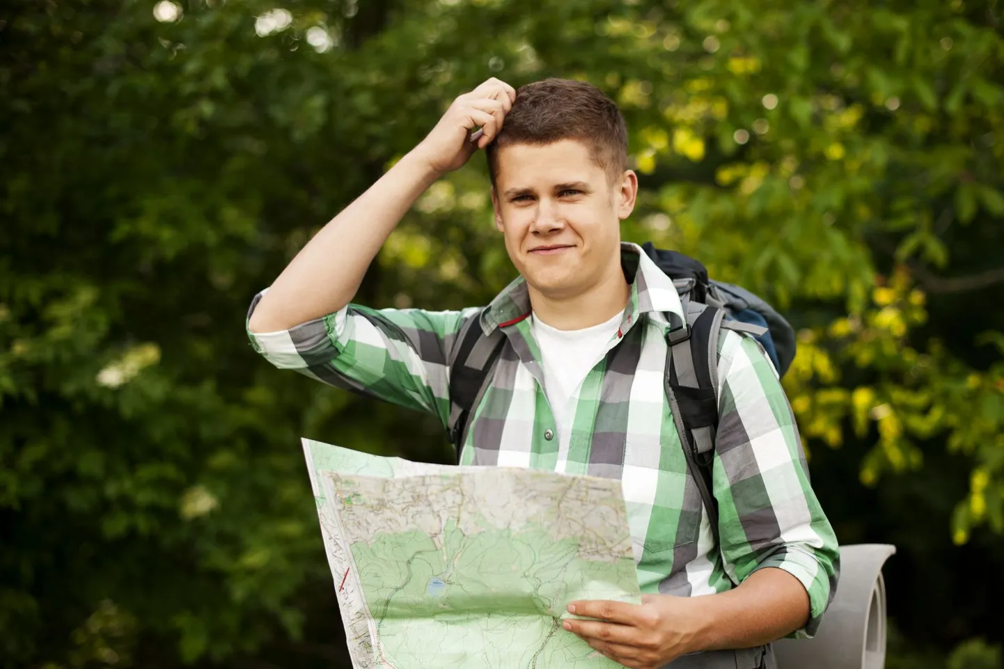Eksinud turist.