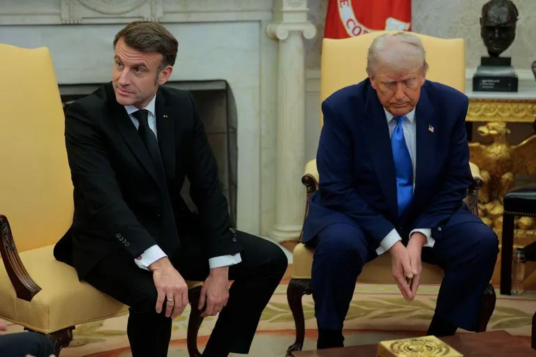 Макрон и Трамп