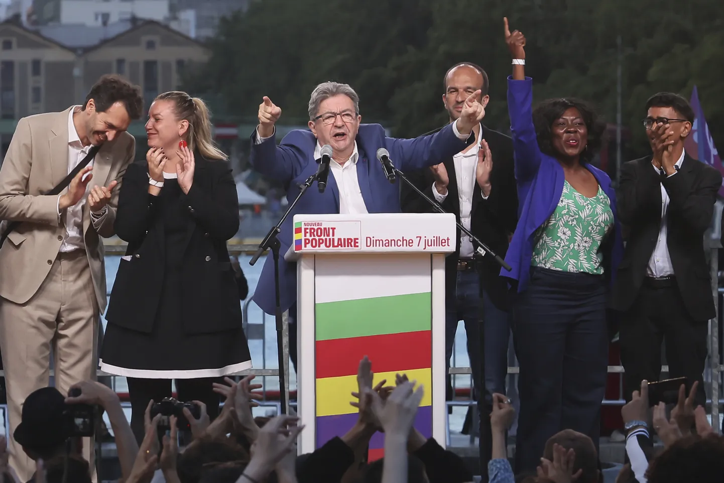 Prantsuse vasakpoolsete pikaaegne liider Jean-Luc Mélenchon.