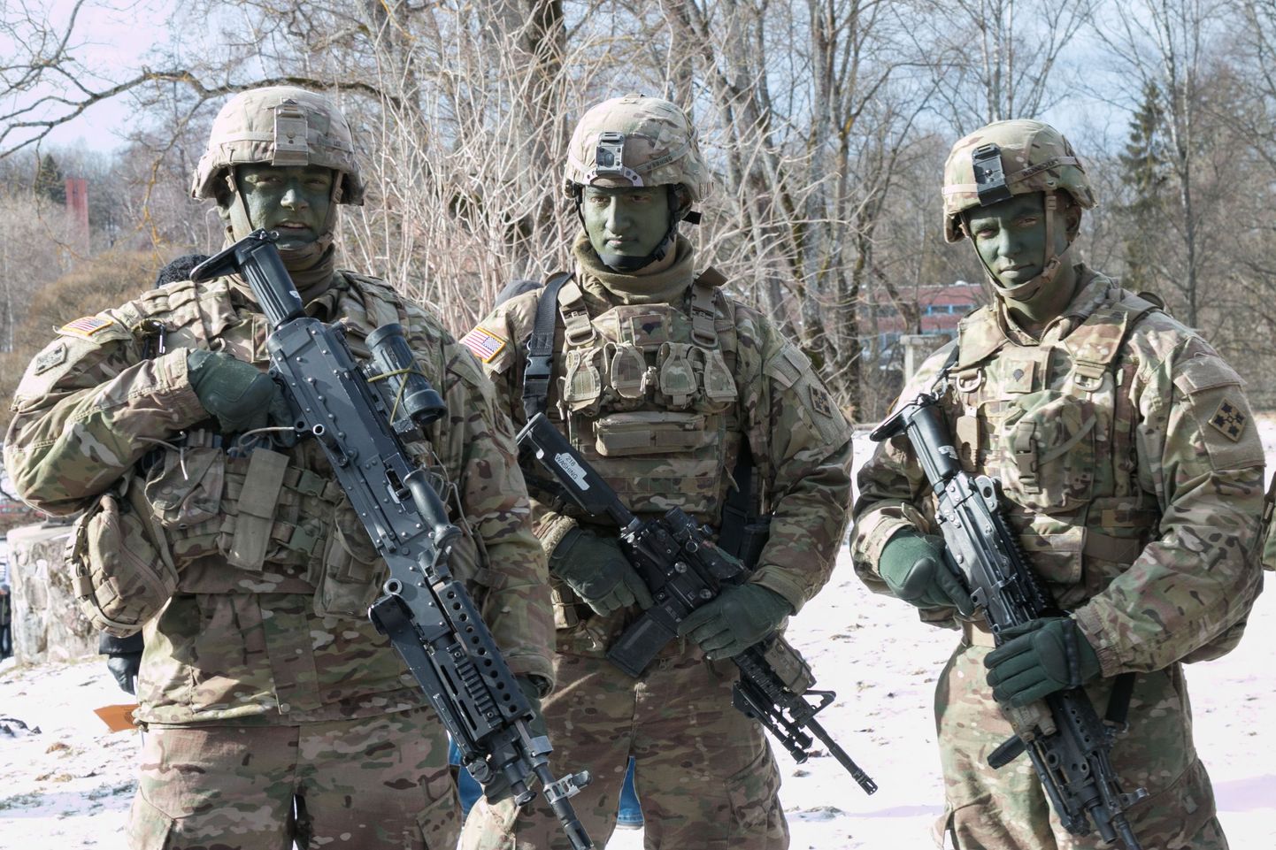 USA sõdurid Viljandis.