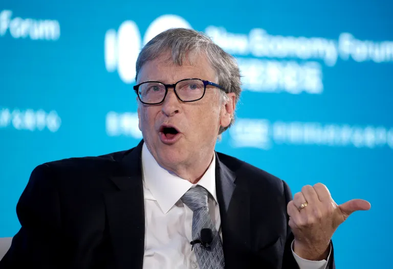 Bill Gates 21. novembril 2019 Hiinas Pekingis New Economy Forumil