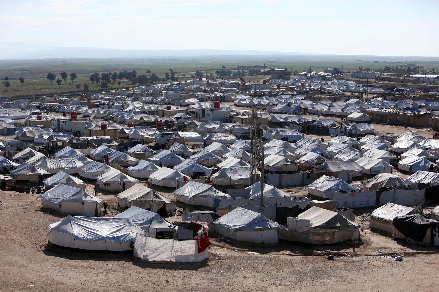 Al-Holi põgenikelaager Süürias.