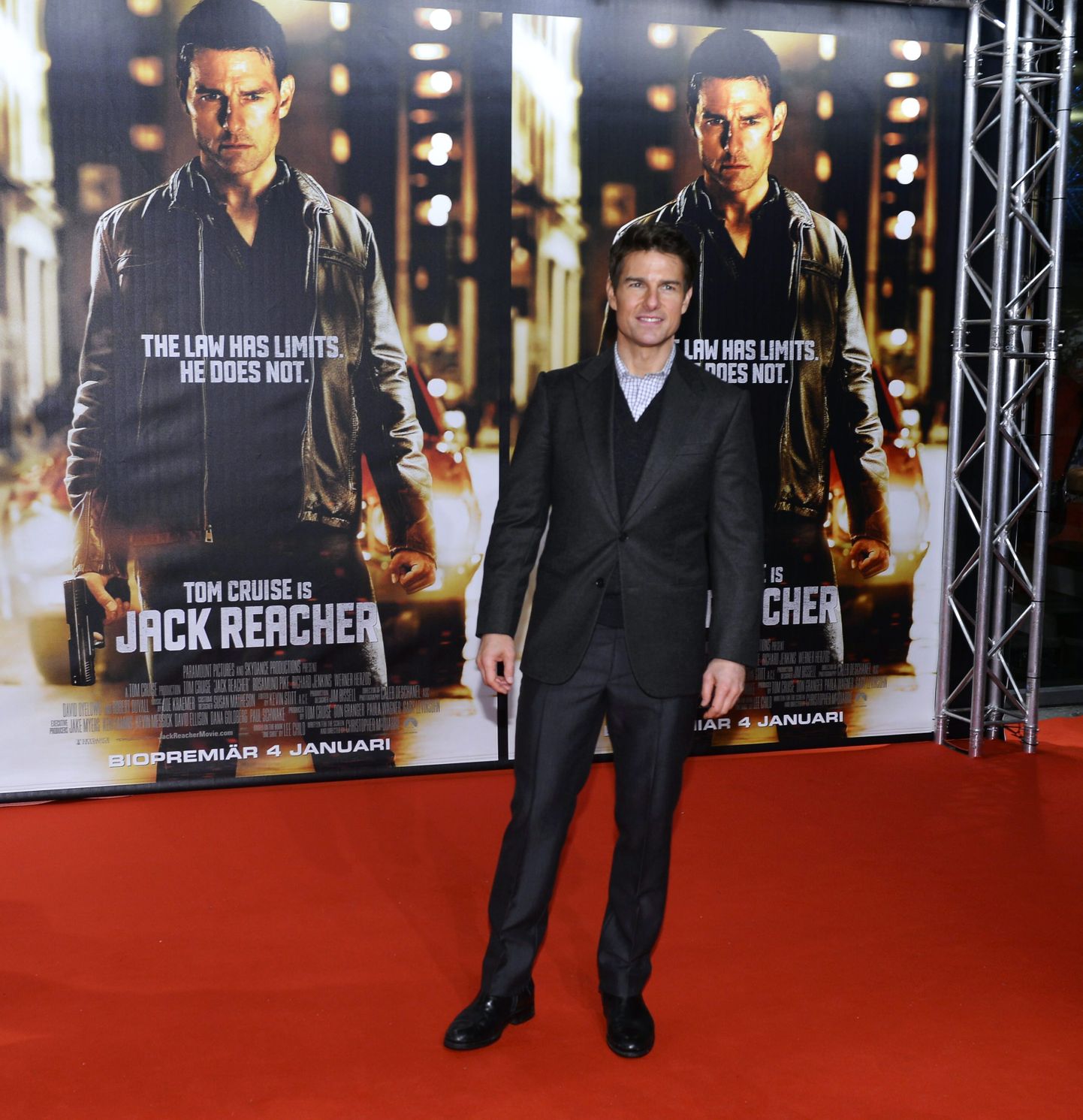 Tom Cruise filmi «Jack Reacher» esilinastusel 2012. aasta detsembris Rootsis Stockholmis