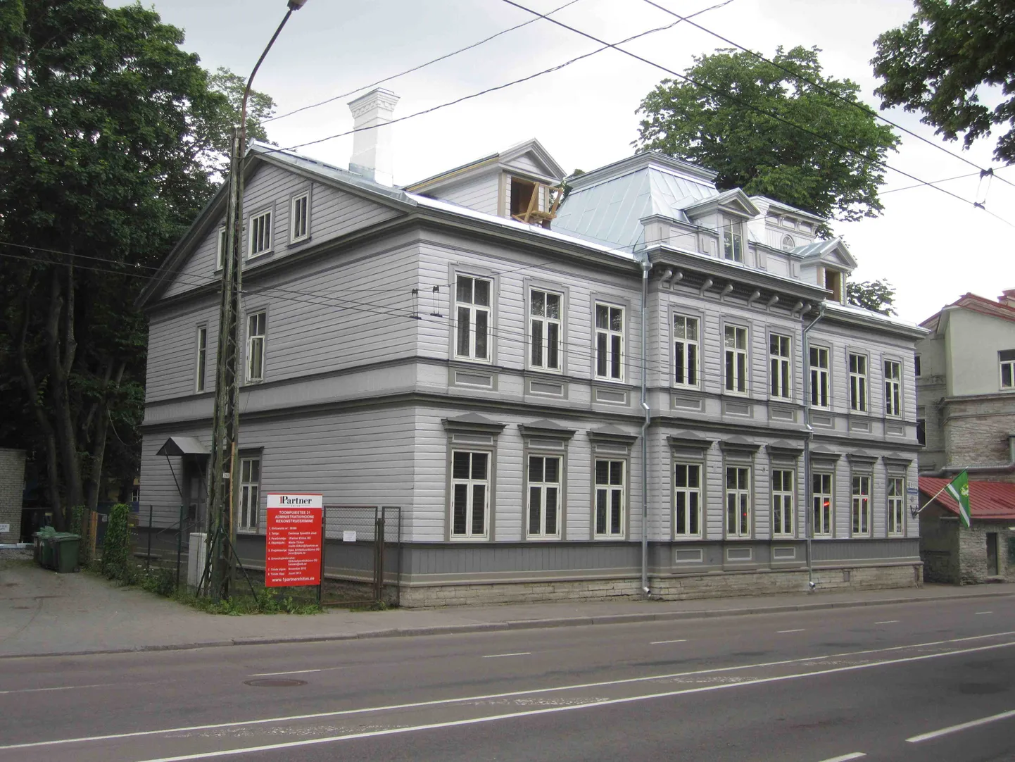 Tallinnas renoveeriti ajalooline spordiliidu Jõud peamaja.