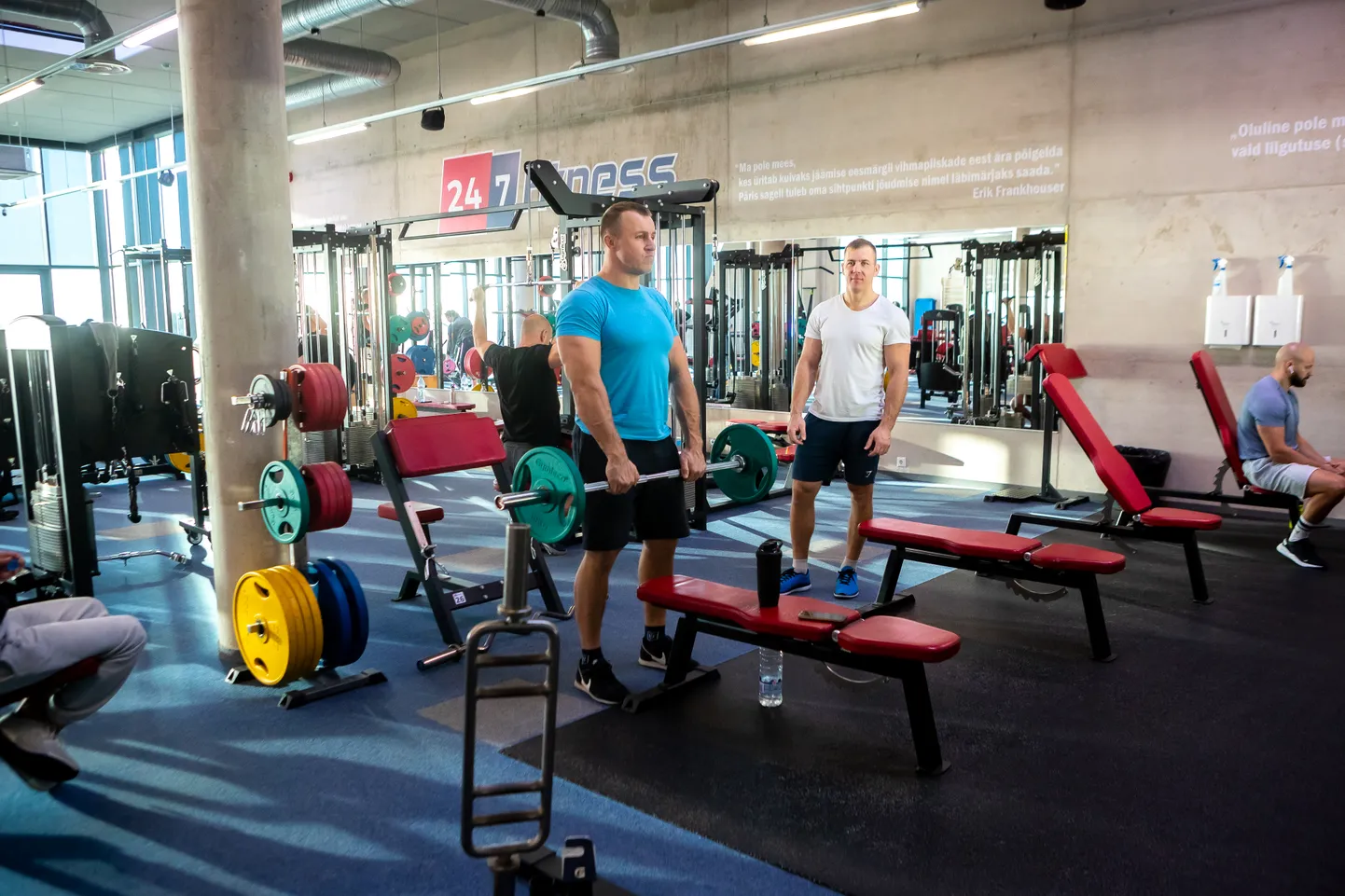 WOW 24-7Fitness. Foto on illustratiivne.