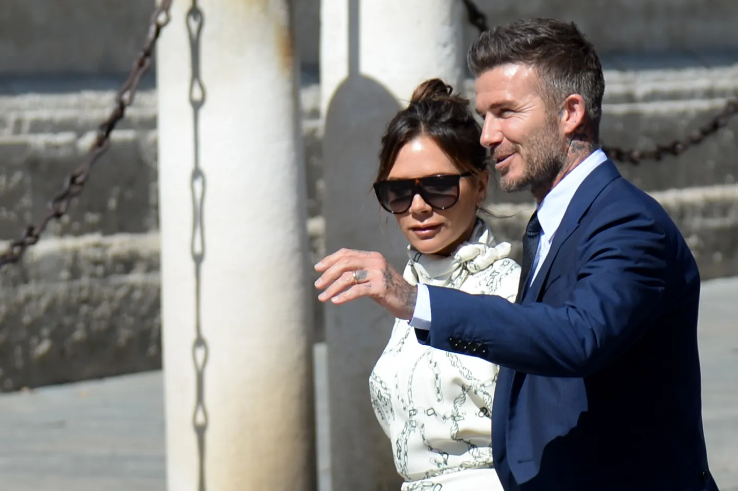 Victoria ja David Beckham, 2019.