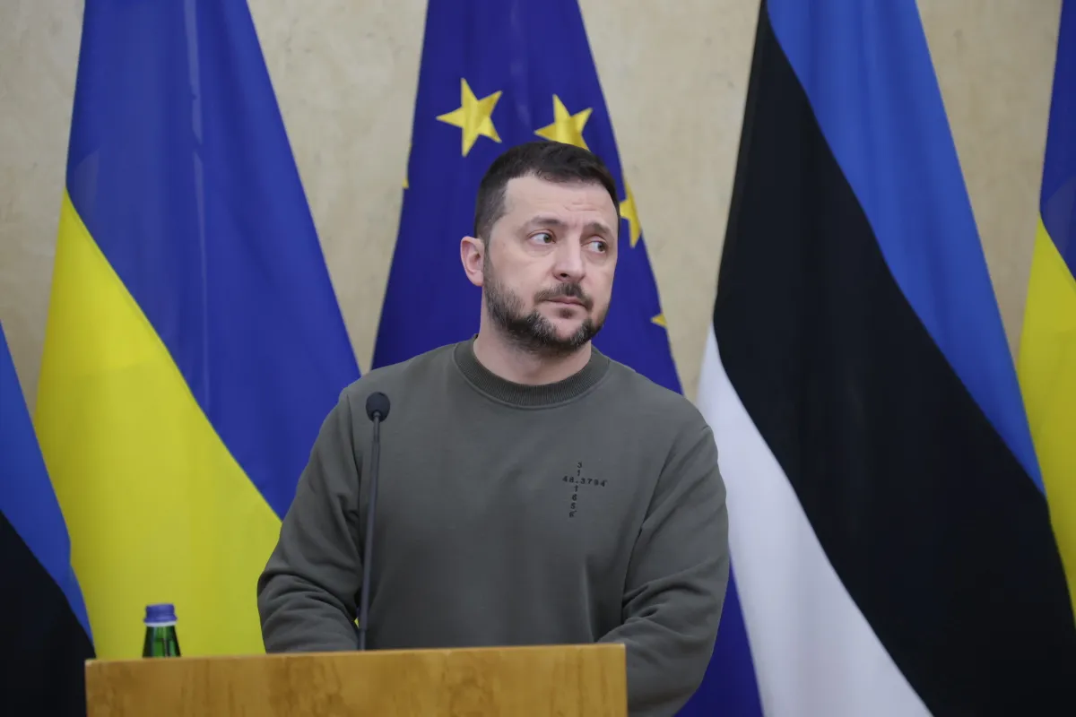 Volodõmõr Zelenskõi täna Eestis.