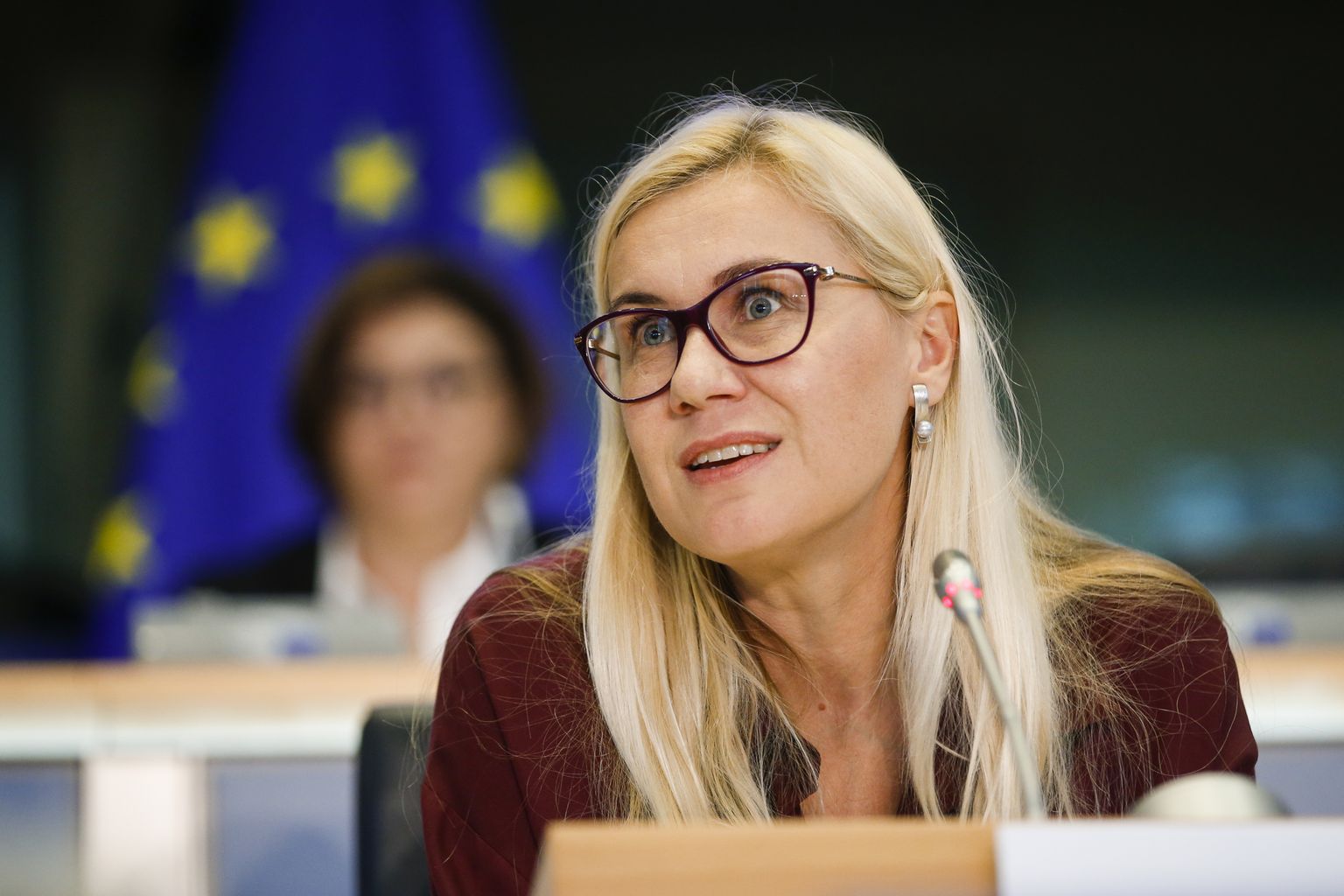Energeetikavoliniku kandidaat Kadri Simson Euroopa Parlamendi kuulamisel ITRE komisjonis.