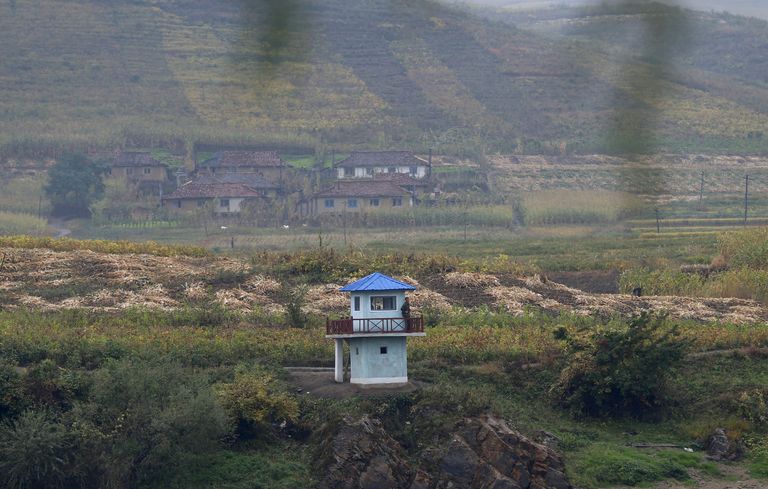 Piiripunkt Põhja-Korea ja Hiina vahel. Foto: Scanpix