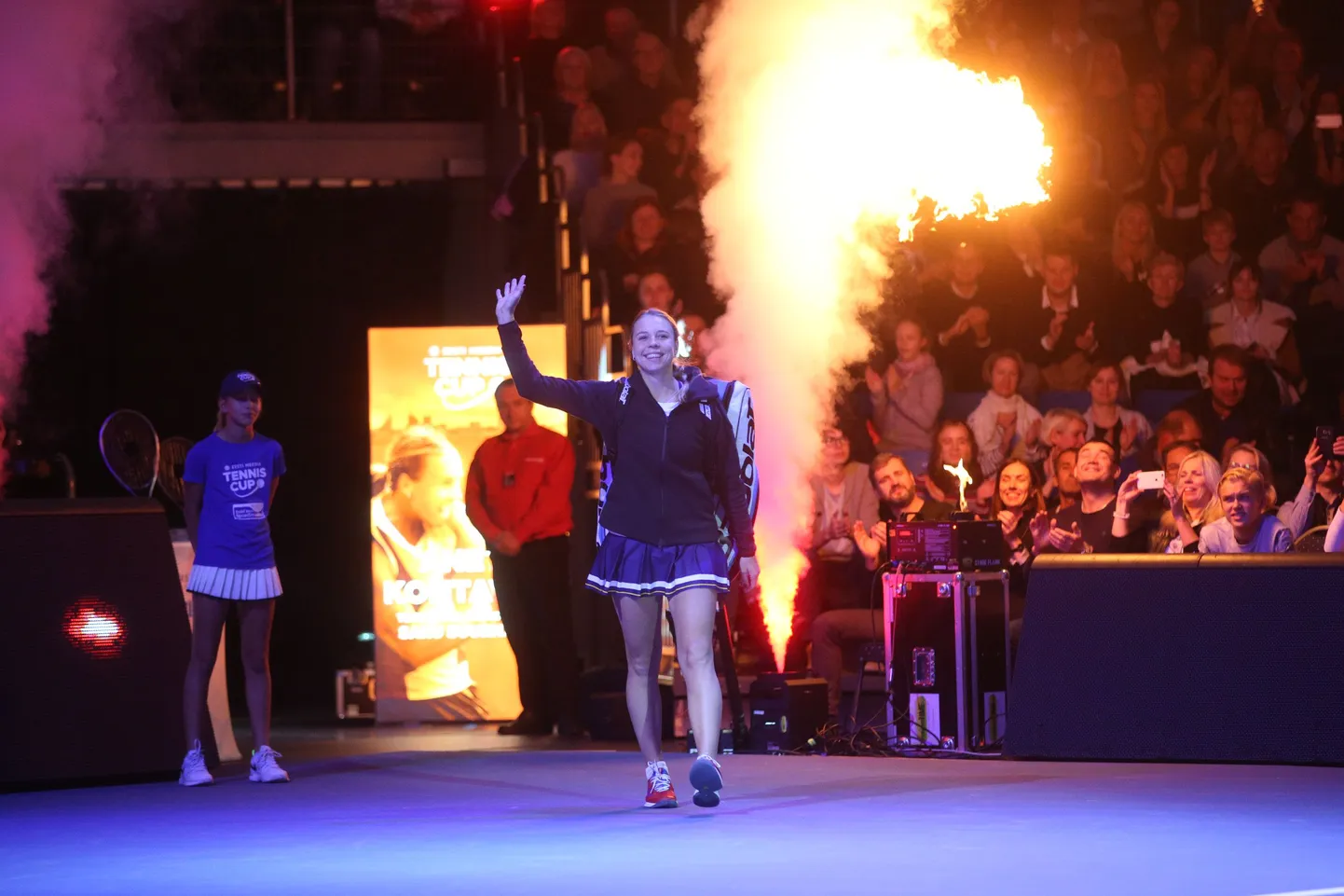 Anett Kontaveit Eesti Meedia Tennis Cupil.
