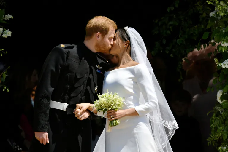 Prints Harry ja Meghan Markle pulmapäeval. 2018.