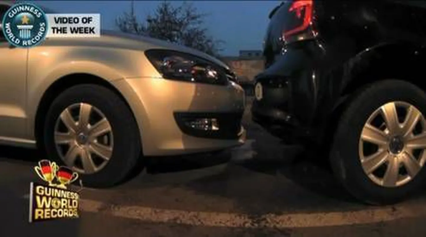 Ronny Wechselberger mahutas oma Volkswagen Polo ilma teisi autosid puudutamata vahemikku, mille pikkus ületas auto oma vaid 26 sentimeetriga.
