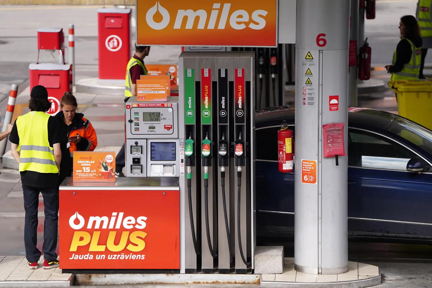 Заправка Circle K в Риге (иллюстративное фото).