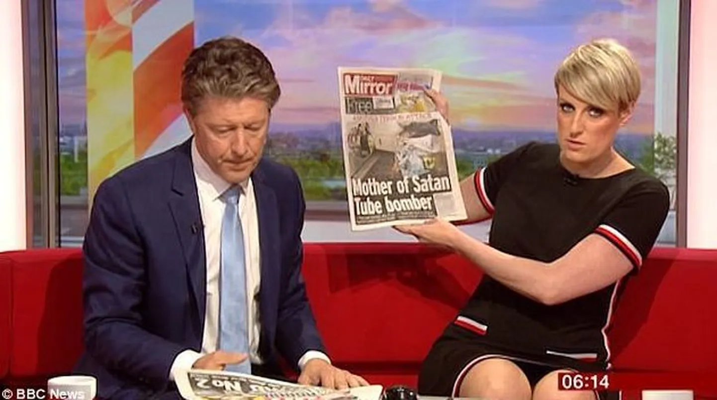 BBC hommikusaate juhid Charlie Stayt ja Steph McGovern